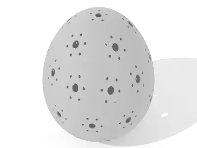 Egg Sculpture N004 3D print model