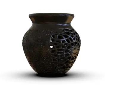 Mexican crock pot Low-poly 3D model