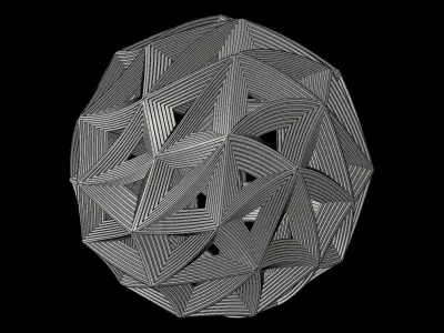 spheretrebone origami egg 3D print model