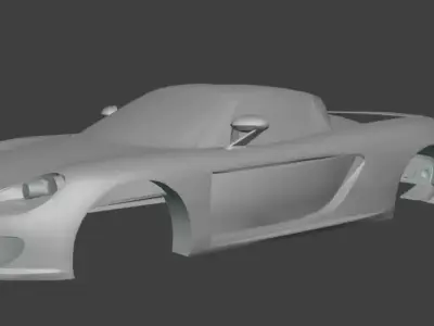 3D Printable RC Shell - Mid-Engine Supercar 1 3D print model
