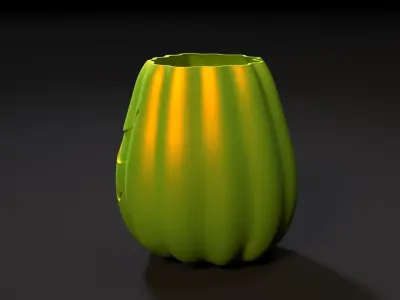 Pumpkin pots 4 3D print model