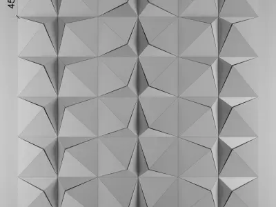 3d panel 09 Low-poly 3D model