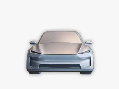 Tesla Model Y 2025 High-Detail 3D Model 3D model