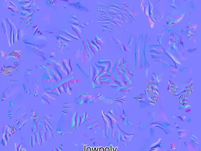 Realistic Bengal Tiger 3D Model with High Detail Texture Low-poly 3D model