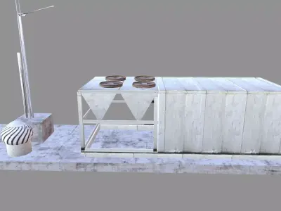 Vent Machine Low-poly 3D model