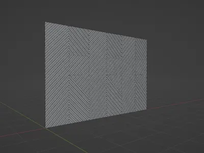 Wall wood Set2 V02 3D model