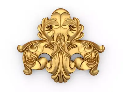 carved classic decorative ornament cnc 3d printing stl 24 3D print model