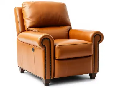 Classic Leather Recliner model pack Low-poly 3D model