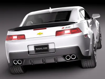 Chevrolet Camaro Z28 2014 3D model