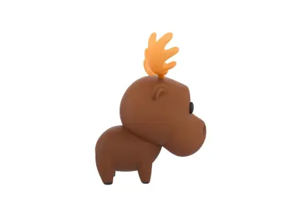 Character045 Moose 3D model