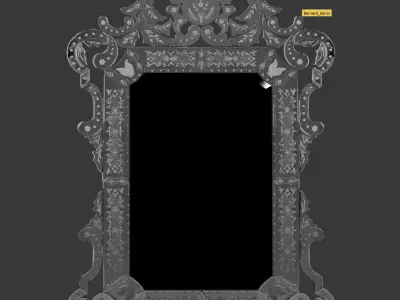 Bernard Venetian Mirror 3D model