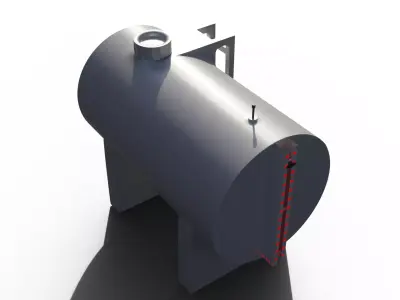 Fuel Tank Outdoor 3D model