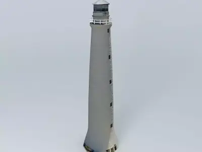 The Cape Wickham Lighthouse Free 3D model