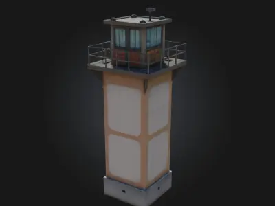 Watchtower Sentinel  Guardian of the Horizon 3D model