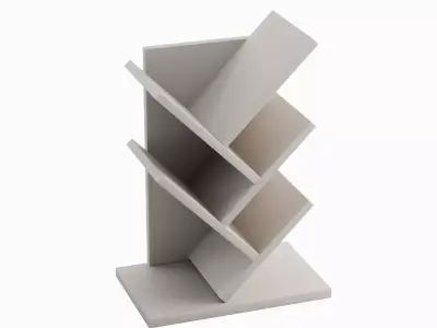 Small Bookshelf 02 Low-poly 3D model purchase