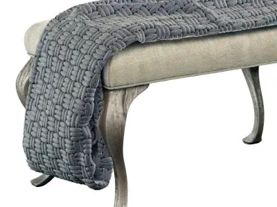 Campania Bench 370-508 3D model