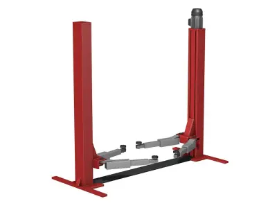 Car Lift garage R4 3D model