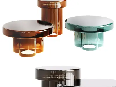 Miniforms SODA Glass Luxury Coffee Table 3D model