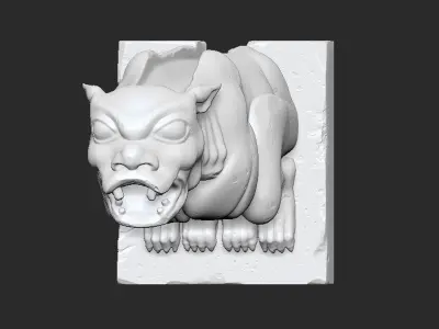 Gargoyle02  3D print model