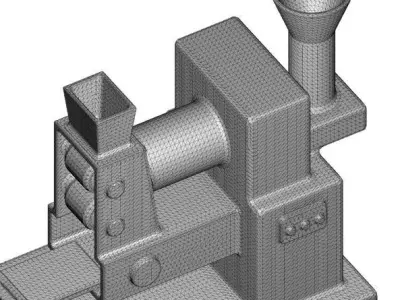Food Processing Machine 3D print model
