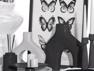 decorative set 01 3D model