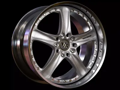 Volk Racing AV3 Wheels 3D model