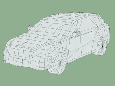 Bentley Bentayga Low-poly 3D model