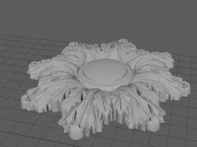 rosette snowflake 3D model