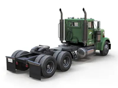 Freightliner Classic XL daycab truck 3D model