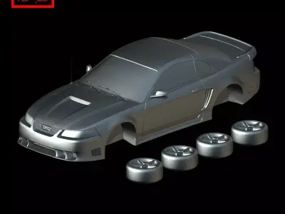 Saleen S281 2000 3D print model