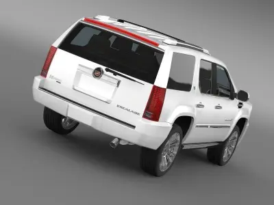 Cadillac Escalade Hybrid 2013 3D model
