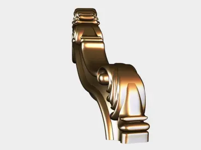 Carved decor for cnc 72 3D model