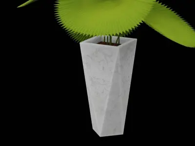 Fern Plant Decor 3D model