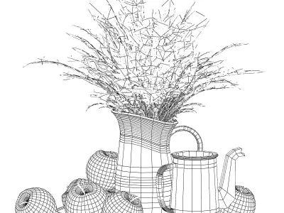 kitchen accessories 005 3D model