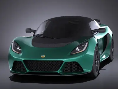 Lotus Exige Sport 350 2017 VRAY 3D model