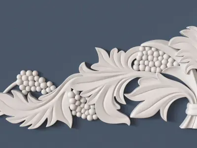 Decorative Onlay 3D model 6