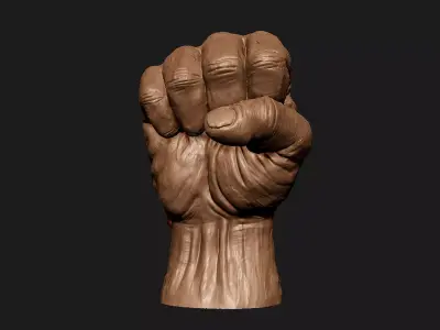 Fist Gesture 3D print model