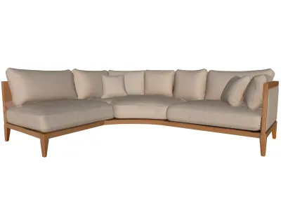 SOFA CHAIR Low-poly 3D model