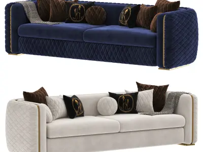 UPHOLSTERED FURNITURE MARRAKECH Low-poly 3D model