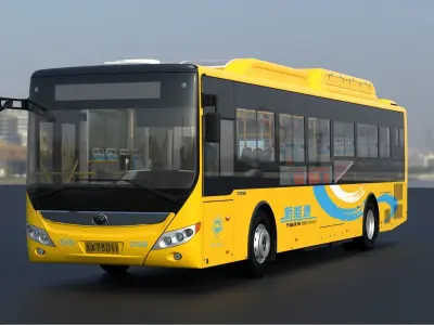 YUTONG ZK6125CHEVNPG35 bus 3D model