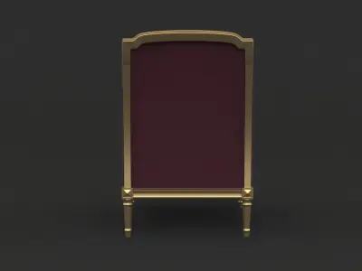 Classic Armchair 3D model