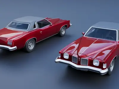 Pontiac Grand Prix 1973 3D print model