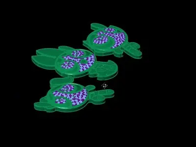 Powerpuff Girls pendants  3D print model