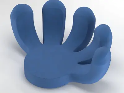 Chair arm 3D model