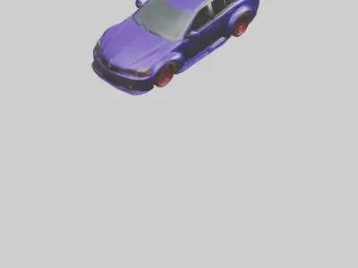Modified Street Racing Sedan model 3D model