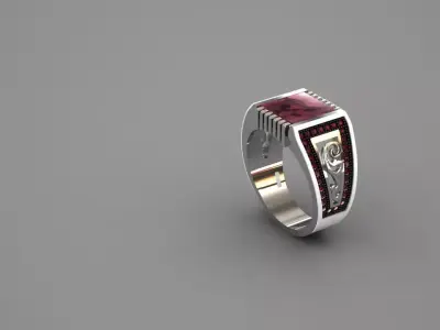 NEO MAN RING MODEL7 3D print model