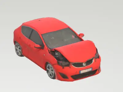 Car crash 3D model