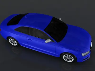 Audi S5 Low-poly 3D model