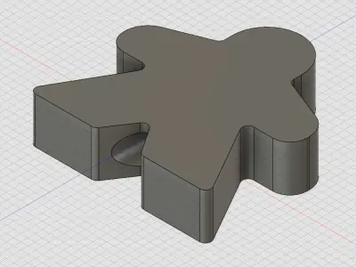 Free Meeple Tree Topper Free 3D print model