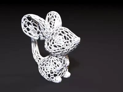 Mouse Voronoi 3D print model